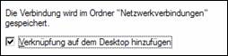 Verknüpfung auf dem Desktop hinzufügen